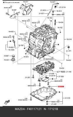 МАГНИТ CX9'17/22,CX5'11/23,MULTI MAZDA F401-17-121 MAZDA