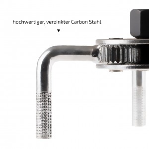 Съемник фильтров масляных краб 70-130мм с адаптером 3/8"Fх1/2"M HEYNER 439000 ALCA