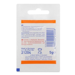 21204 LiquiMoly Смазка для направляющих пальцев суппорта Bremsenfuhrungsstiftefe 21204 LIQUI MOLY