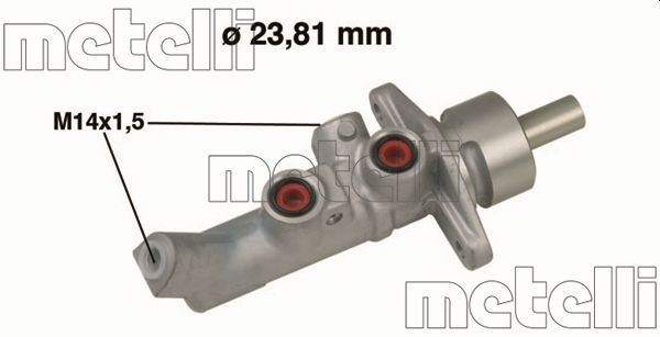Главный тормозной цилиндр 05-0648 05-0648 METELLI
