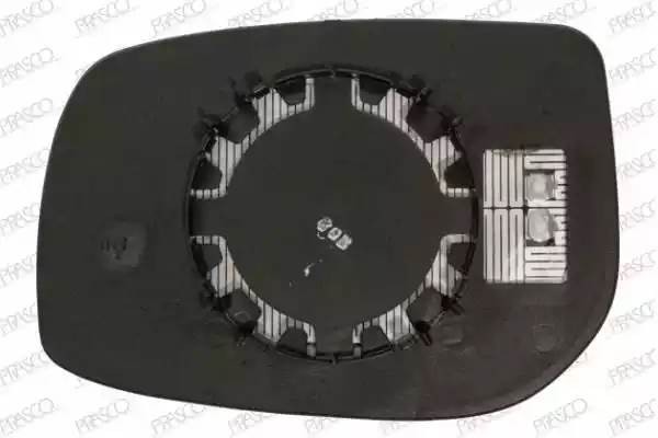 стекло зеркала правое! с кроншт. выпукл. с подогр.\ Toyota Auris 1.33-1.8i/1.4-2 TY3507513 PRASCO GROUP