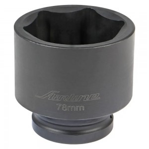 головка торцевая! ударная 1"DR шестигранная 78мм, L=100мм\ ATIS134 AIRLINE