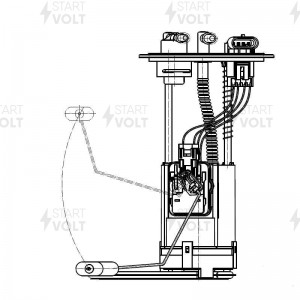 Модуль топливного насоса (овальная крышка) SFM 1601 START VOLT
