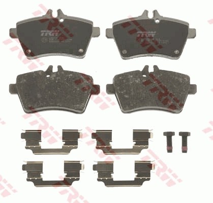 Колодки тормозные MERCEDES W169,W245 (1.5-2.0) (04-) передние (4шт.) TRW GDB1630 TRW
