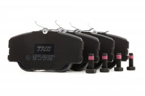 Колодки тормозные MERCEDES W201 (84-93), W124 (93-95), W124 (2.0/3.0/D/TD) перед GDB818 TRW