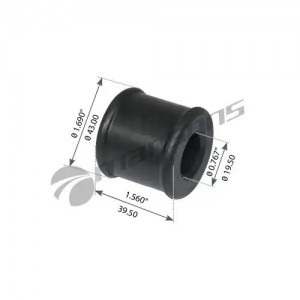 Втулка амортизатора MAN IVECO MERCEDES (20х40х40) переднего MANSONS 700.351 MANSONS