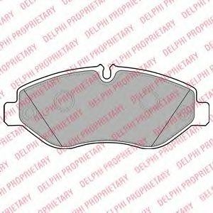 LP2039 колодки дисковые п. !\ Iveco Daily 29/35/40/45/50/60/65 06> LP2039 DELPHI