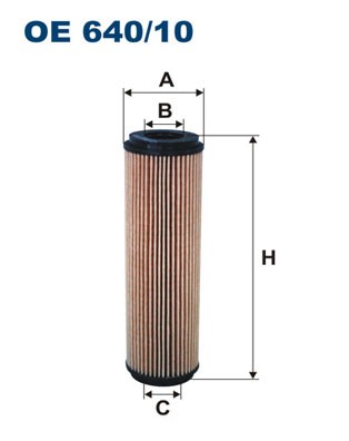 Фильтр масляный MERCEDES C (C204,S204,W204),E (C207,S212,W212) (M271) FILTRON OE 640/10 FILTRON