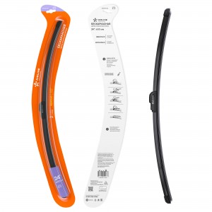 Щетка стеклоочистителя 600мм 24 бескаркасная, 1 адаптеркрючок 9х3 AWB-BKP-600 AWB-BKP-600 AIRLINE