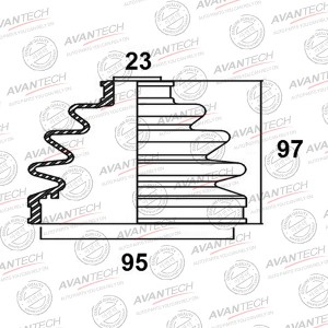 Пыльник привода Avantech BD0202 AVANTECH