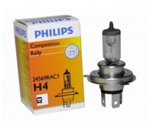 Лампа 24V H4 100/90W P43t-38 Rally PHILIPS 24569 RAC1 PHILIPS