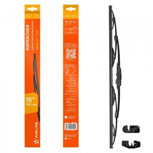 Щетка стеклоочистителя каркасная (380 мм) "AIRLINE" AWB-K-380 AIRLINE