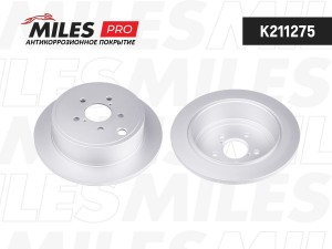 Диск тормозной (серия PRO с антикоррозионным покрытием) SUBARU FORESTER 05-/IMPR K211275 MILES