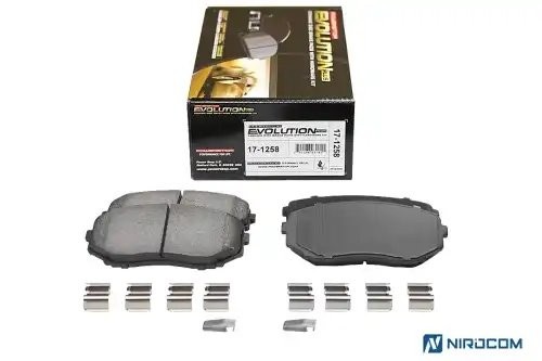 Колодки тормозные дисковые 17-1258 POWERSTOP