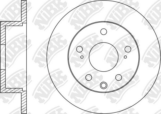 Диск тормозной RN1537 RN1537 NIBK