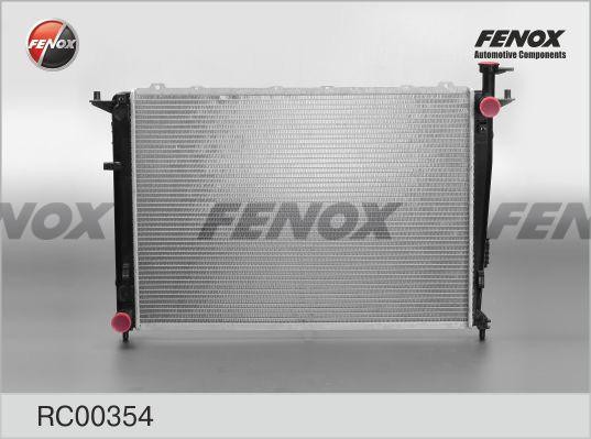 радиатор системы охлаждения !МКПП\ KIA Sorento 2.4 09> RC00354 FENOX