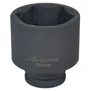 Головка ударная торцевая 3/4DR шестигранная 70мм, L=100мм (AT-IS34-65) ATIS3465 AIRLINE