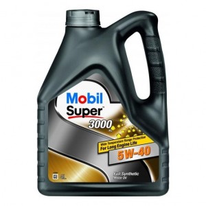 Масло моторное Mobil Super 3000 5W-40 SN/SM/CF A3/B3/B4 синтетическое 4 л 152566 MOBIL