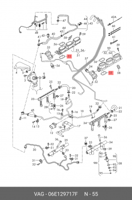 AUDI A4 [B8] (2007-2015) 06E 129 717 F VAG