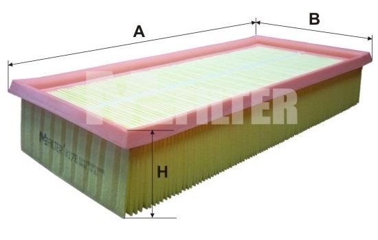 воздушный фильтр!\ Volvo 440 1.6-2.0 88-96/ 460 88-96 K178 MFILTER AUTOMOTIVE FILTERS