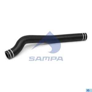 Патрубок радиатора Mercedes (o28xo28x430) 205.153 SAMPA