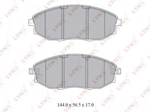 Колодки тормозные дисковые передние BD-1812 LYNXAUTO