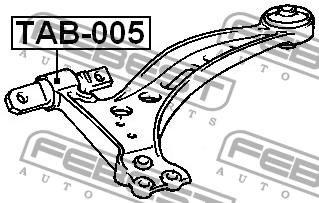 Сайлентблок рычага передний TOYOTA CAMRY V10/V20 TAB-005 TAB-005 FEBEST