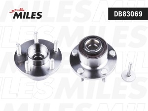 Ступица колеса передняя с подшипником VOLVO S40 II/C30/C70 04- (SKF VKBA6543) DB DB83069 MILES