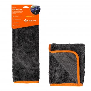 Салфетка из микрофибры (40х60см) AIRLINE серая ABDN007 AIRLINE