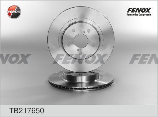 TB217650 диск тормозной передний!\ Toyota RAV 4 2.0 94-01 TB217650 FENOX