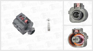 Разъем VW AUDI SEAT SKODA электрический (1-о контактный) TE PARTS 7741136 TE PARTS