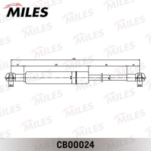 Упор газовый крышки багажника AUDI 80/90 86-91 CB00024 CB00024 MILES