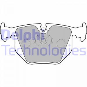LP1803 колодки дисковые з.\ BMWE38/E46 2.8-5.0/2.5TD/4.0/D 95> LP1803 DELPHI