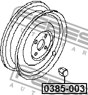 Гайка колесная 0385-003 0385-003 FEBEST