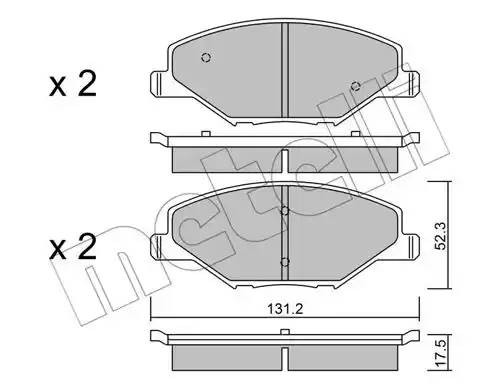 VW POLO RUS, SKODA FABIA/RAPID 2210060 METELLI