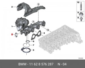 BMW 1-СЕРИЯ E87/E81 (2004-2011) 11 62 8 576 287 BMW
