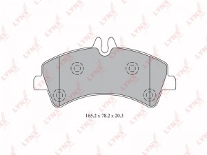 Колодки тормозные дисковые задние BD-5344 LYNXAUTO