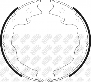 Колодки стояночного тормоза NISSAN X-TRAIL 2007-2013 FN0621 FN0621 NIBK