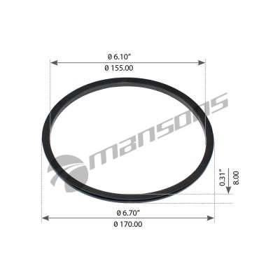 Сальник SCANIA P,G,R,T,4 series балансира MANSONS 100.722.4 MANSONS