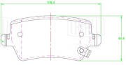 Колодки торм. JAC J7 (20-) диск. зад. (PF 2329) PF2329 TRIALLI