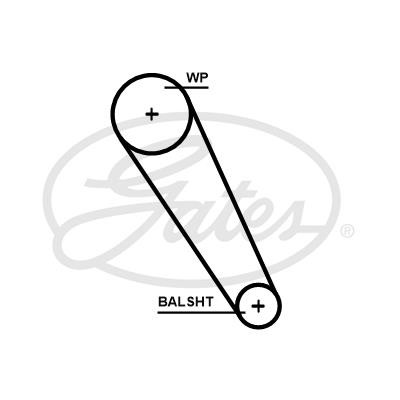 Зубчатый ремень привода ГРМ PowerGrip® 5698XS GATES