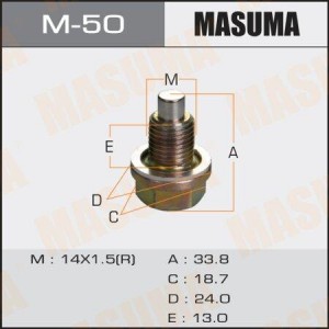 пробка сливная! с магнитом 14x1.5\ Mazda M-50 MASUMA