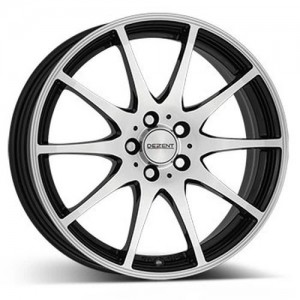 Dezent TI dark 16.0 / 6.5J PCD 4x100.00 ET 45.00 ЦО 60.10 Литой / Черный с полир TTIZ2BP45 DEZENT