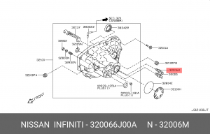 датчик заднего хода!\ Nissan Almera/Primera/X-Trail 1.5-2.5i/2.2Di/DCi 94> 32006-6J00A NISSAN