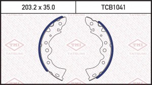 Колодки тормозные барабанные NISSAN Almera Classic 06- TCB1041 TCB1041 TATSUMI