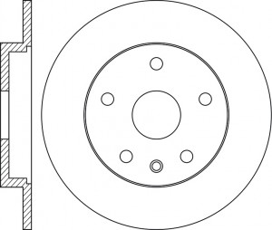 Диск тормозной VOLVO S80 06-/V70 07-/XC70 07-  RN1770 RN1770 NIBK