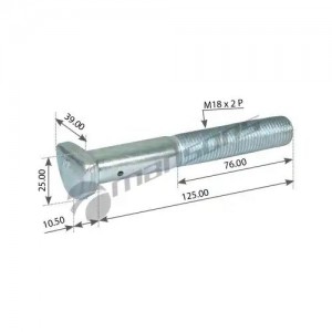 Шпилька колеса BPW (M18x2.0x125) MANSONS 790179 MANSONS