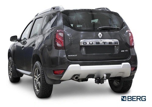 Устройство прицепное Renault Duster 10-, Nissan Terrano 14- "BERG" (шар Е, 1200/ F.4711.002 BERG