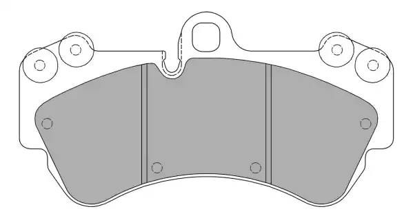 колодки дисковые передние!\ VW Touareg 3.2i/4.2i/2.5TDi 02> FBP1356 FREMAX