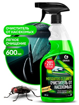 Очиститель следов насекомых 600мл Mosquitos Cleaner GRASS 110372 GRASS